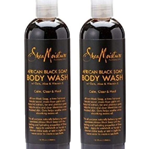 2-Piece African Black Soap Body Wash