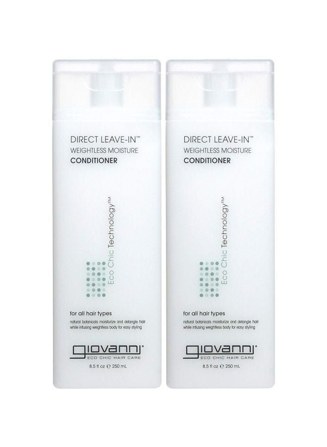 Pack Of 2 Direct Leave In Weightless Moisture Conditioner