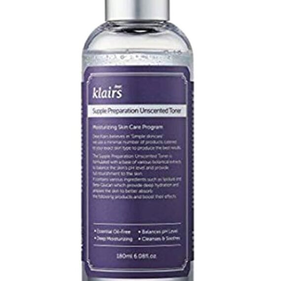 Supple Preparation Unscented Toner 180ml