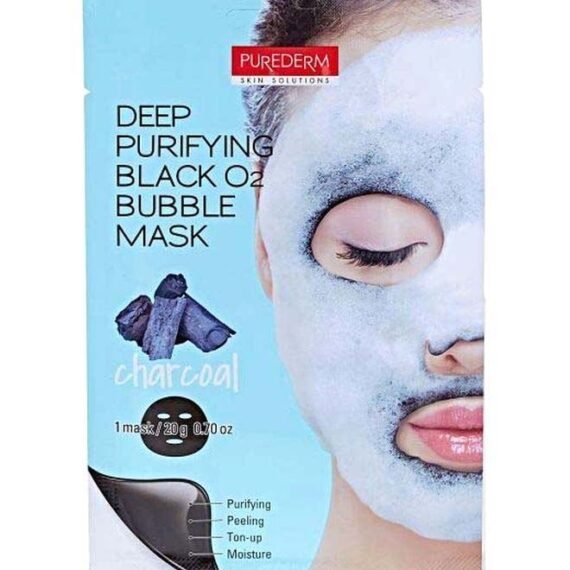 Deep Purifying Black O2 Charcoal Bubble Mask