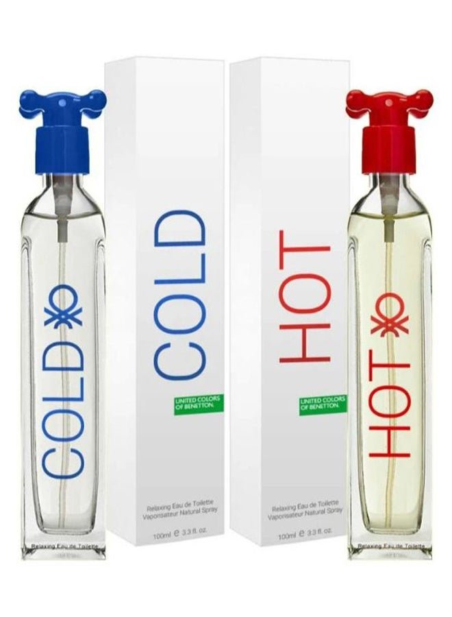 Hot And Cold Gift Set Hot EDT (100 ml) & Cold EDT (100 ml)
