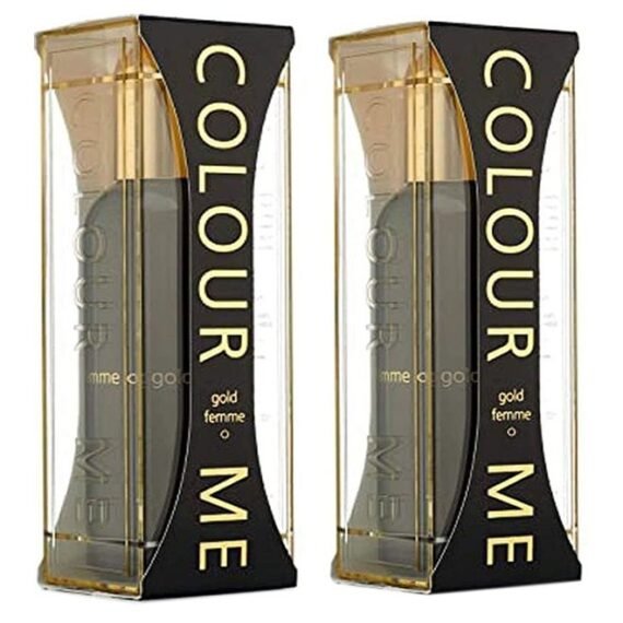 2-Piece Colour Me Femme Gold EDT 100ml