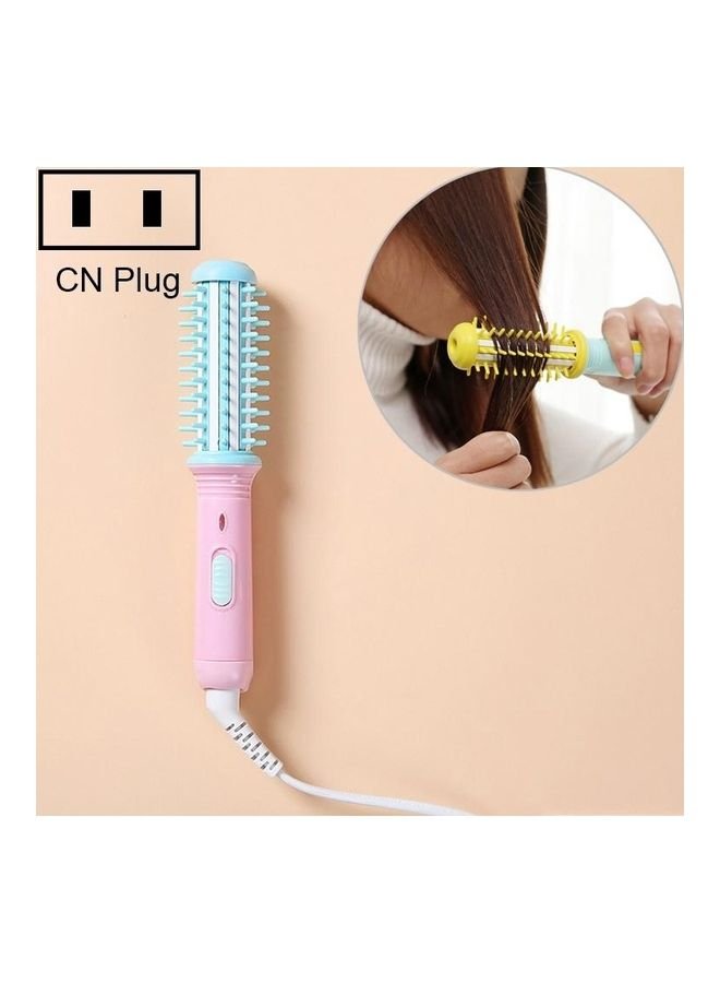 Mini Straightening Curling Iron Set Blue/Pink