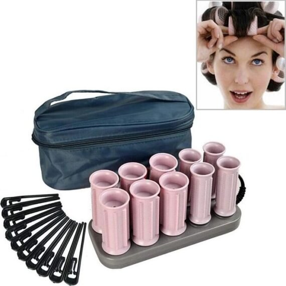 10-Piece Curling Iron Electric Roll Hair Tube Multicolour