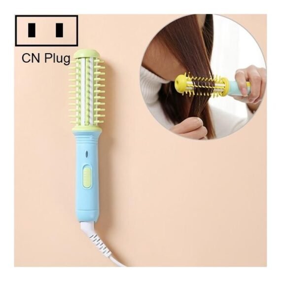 Mini Straightening Curling Iron Set Green/Blue
