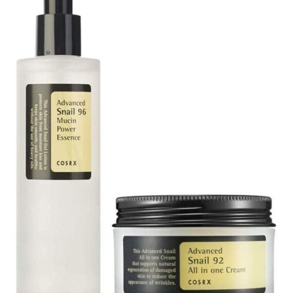 Advanced Snail 96 Mucin Power Essence and  Snail 92 All in One Cream SET Multicolour 100grams