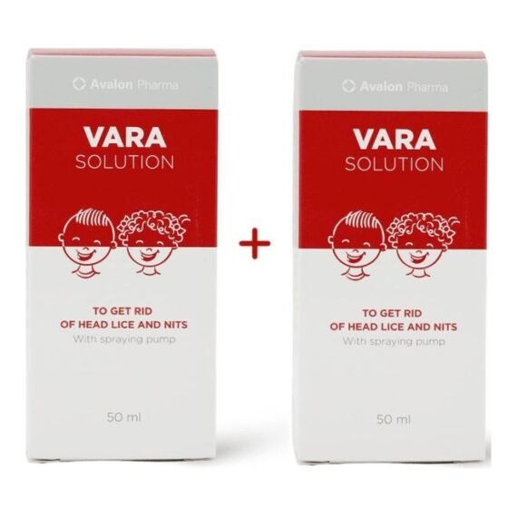 Vara Solution To Get Rid Of Head Lice And Nits With Spraying Pump Clear 50x2ml