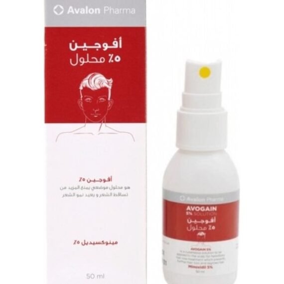 Avogain 5% Minoxidil Solution Clear 50ml