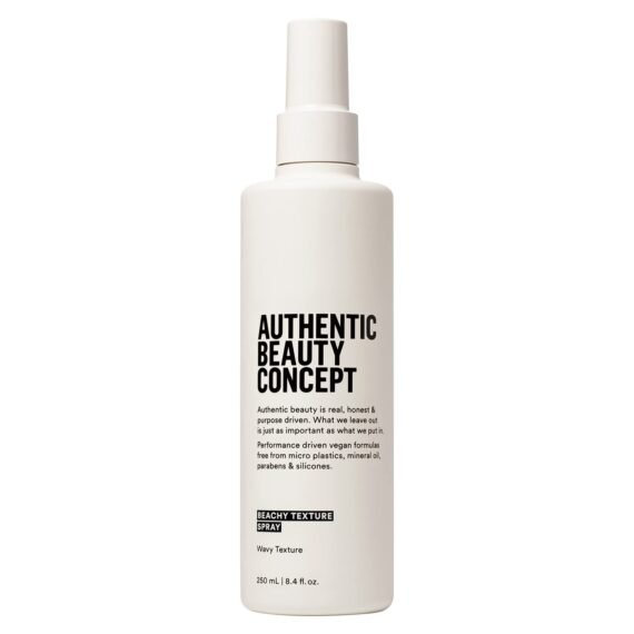 Authentic Beauty Concept Beachy Texture Spray | Texturizing Styling Spray | For Soft, Tousled Beach Waves | All Hair Types | Vegan & Cruelty-free | Silicone-free | 8.4 fl. oz