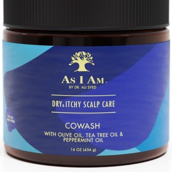 Dry And Itchy Scalp Care Cowash With Olive Oil Tea Tree Oil And Peppermint Oil 454g