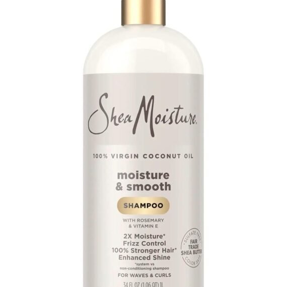 100% Virgin Coconut Oil Moisture And Smooth Shampoo, 34 Fluid Ounce