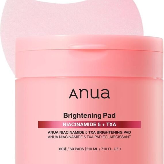 Anua Niacinamide 5 TXA Toner Pads - Hydrating Facial Care for Evening Skin Tone & Daily Radiance Care (210 ml, 60 Pads) 60 PadsNone