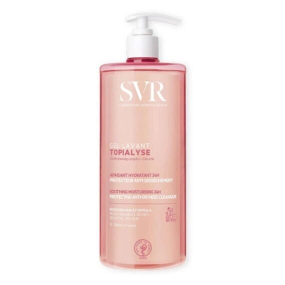 SVR Topialyse Cleansing Gel for Dry and Sensitive Skin 1000ml