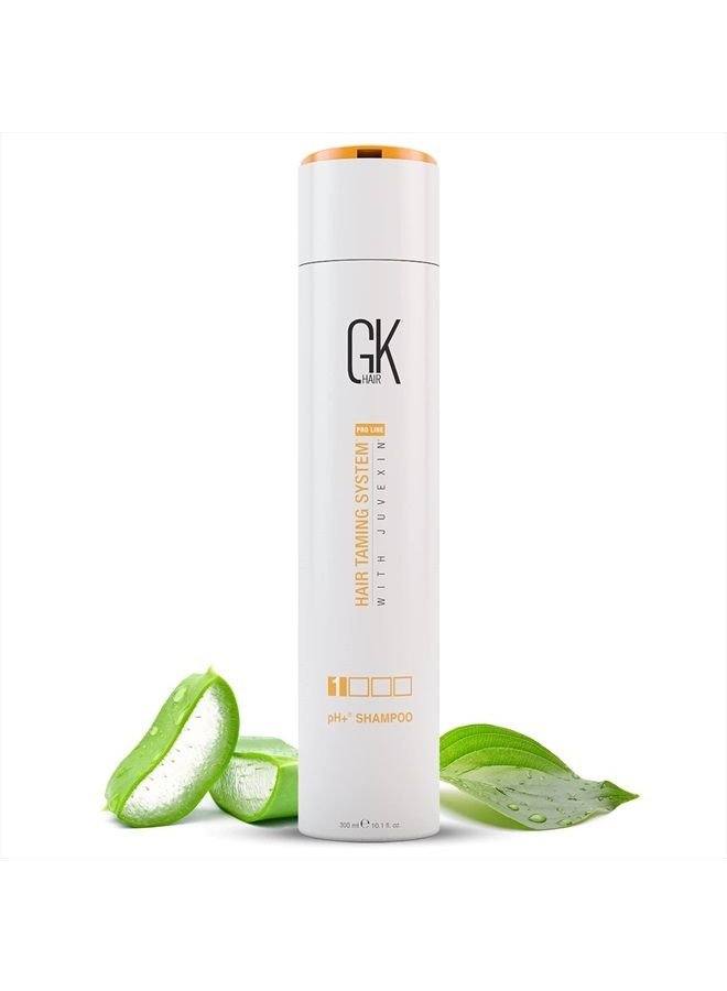 Global Keratin pH+ Pre-Treatment Clarifying Shampoo (10.1 Fl Oz/300ml) For Preps Hair Deep Cleansing,Removes Impurities -With Aloe Vera, Vitamins & Natural Oils All Hair Types Men and Women