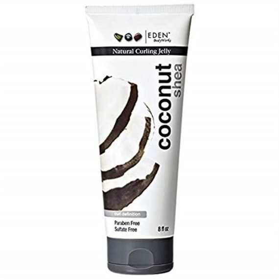 Coconut Shea Curling Jelly | 8 oz | Define Curls with Medium Hold, Add Shine - Packaging May Vary