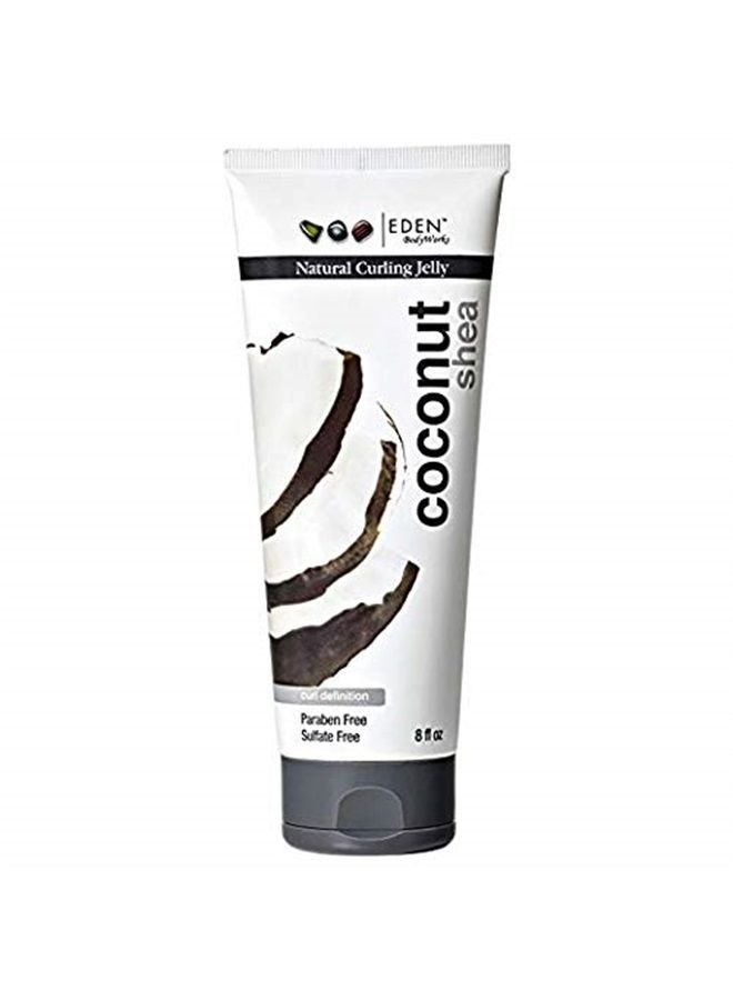 Coconut Shea Curling Jelly | 8 oz | Define Curls with Medium Hold, Add Shine - Packaging May Vary