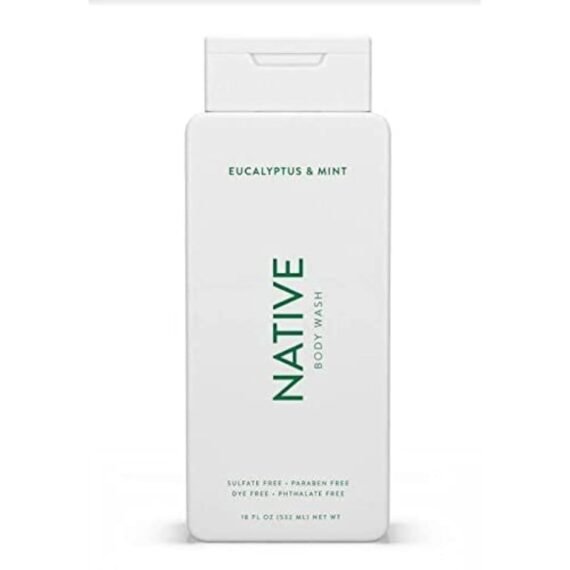 Native Body Wash - Eucalyptus & Mint - 11.5 oz (340ml), Hydrating