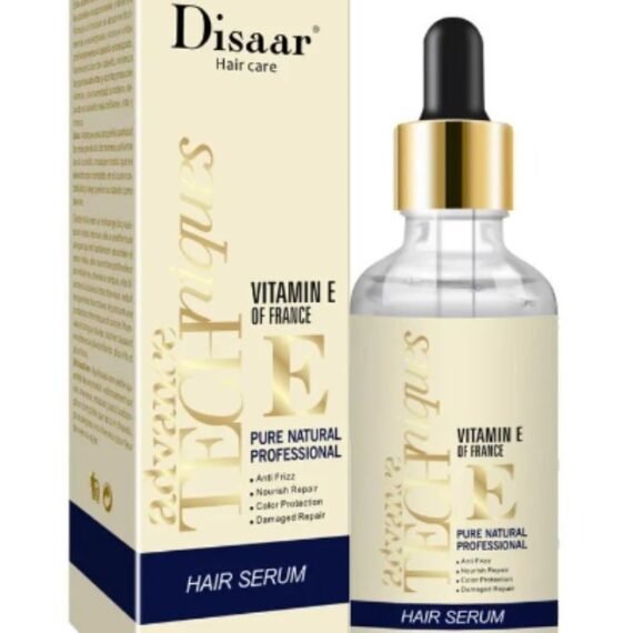 Hair Serum Anti Frizz Nourish Damaged Repair Color Protection Pure Natural Professional Advance Techniques Care Vitamin E Of France 50ml