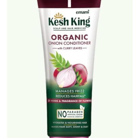 Kesh King Organic Onion Conditioner with Curry Leaves for hydrated and nourished hair 200ml
