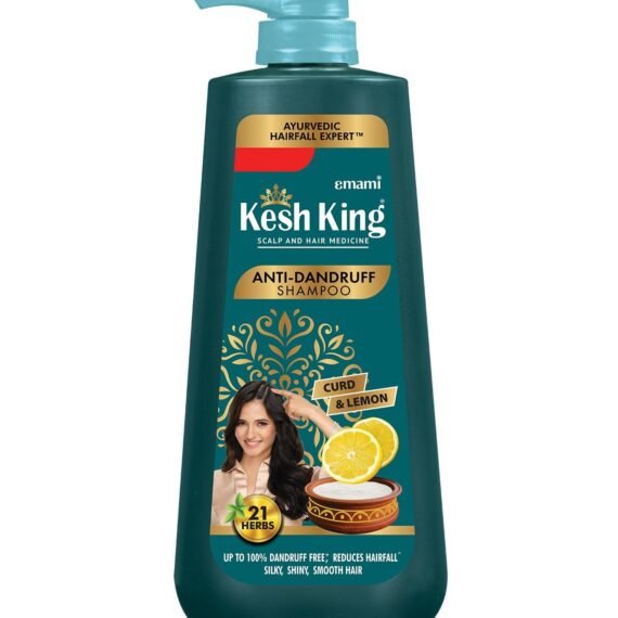 Kesh King Ayurvedic Anti-Dandruff Shampoo | Reduces hair fall | Soothes itchy scalp | No Paraben & No Silicon | 21 natural ingredients | Enriched with curd, lemon & neem | 1000 ml