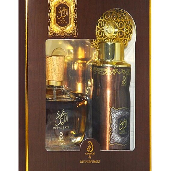 Oud Al Layl Gift Set (1 x EDP 100ml, 1 x Perfumed Body Spray 200ml)