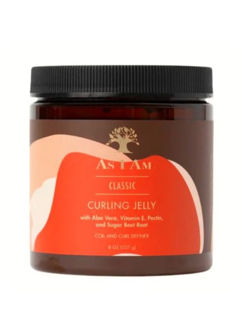 Classic Curling Jelly with Aloe Vera, Vitamin E, Pectin and Sugar Beet Root 227g