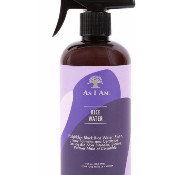 Rice Water With Forbidden Black Rice, Saw Palmetto, Biotin - Clean, Protein-Free Formula - Odor, Vegan & Cruelty Free - For All Hair Types475ml