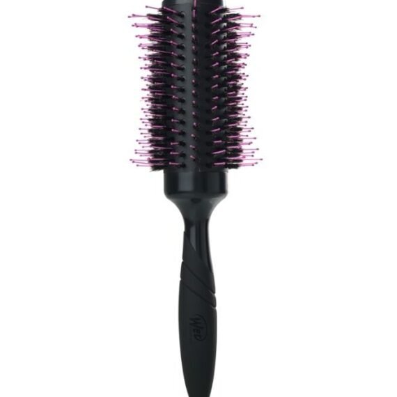 Volumizing 2.5 Round Brush Thick, Coarse, Heat Flex Bristles, Glossy Finish, Ceramic Barrel