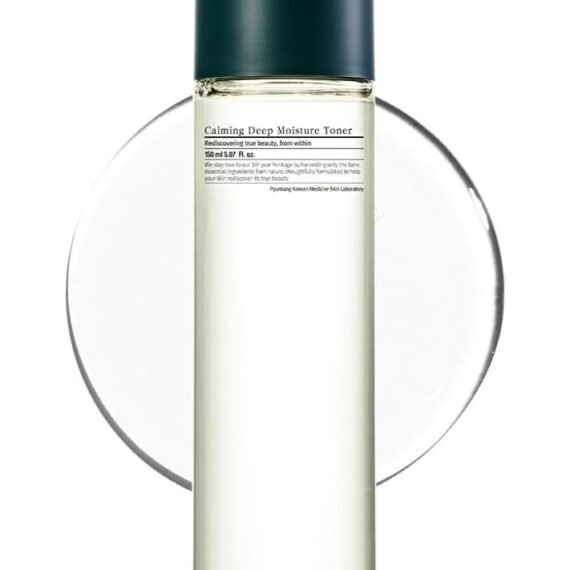 Pyunkang Yul PKY Calming Deep Moisture Toner - Face Toner for Women containing AHA and PHA - for Teens and Adults - Astringent for Face - Korean Facial Toner - 150ml 5.07 Fl. Oz.