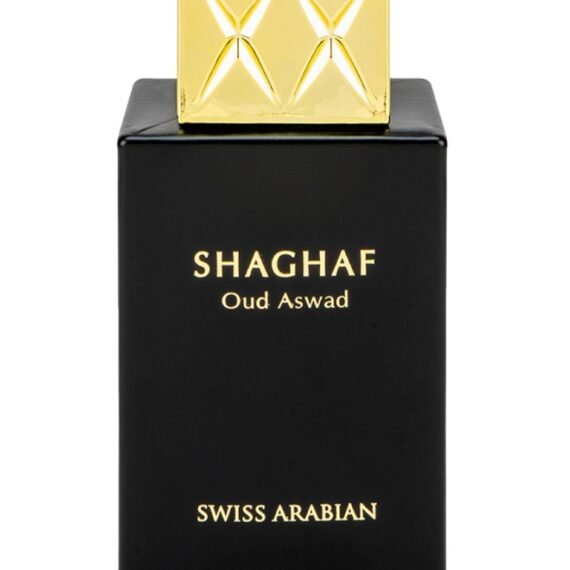 Shaghaf Oud Aswad Eau de Parfum, 75ml, Premium Quality Perfume, Women and Men’s Fragrance, Oriental, Woody Luxurious Blend Perfumes for Men and Women 75ml