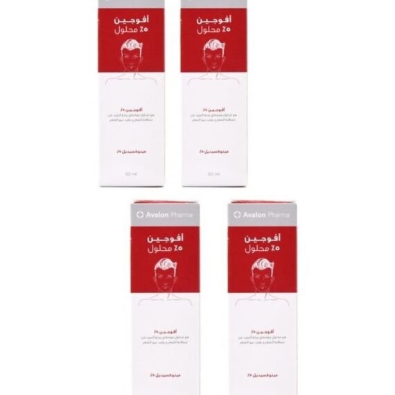 Avogain 5 Percent Minoxidil Solution For Hair Loss 4 Packs 4 Months Multicolour 50None
