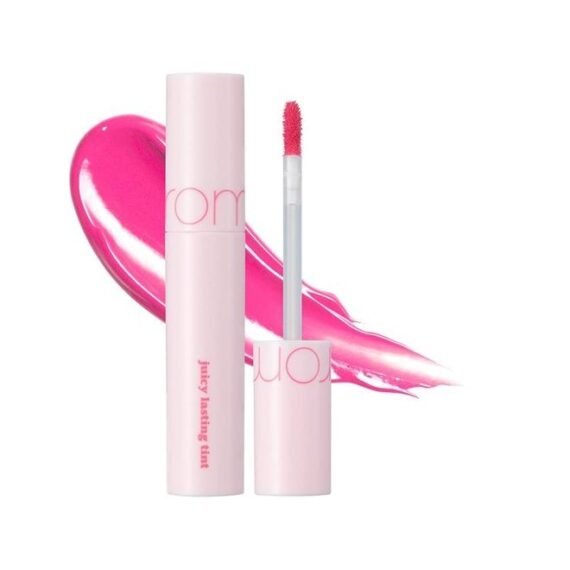 Juicy Lasting Tint 26 VERY BERRY PINK 5 0.2 fl Oz, Vivid color, Juicy & Glossy Finish, Long-lasting, MLBB, moisturizing, Highly-Pigmented, Clear & Natural Makeup, Lip Tint for Daily Use, K-beau