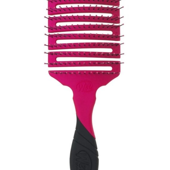 Wet Pro Flex Dry Paddle Pink, Omniflex Brush Head, Open Vented Design, Heat Resistant Heatflex Bristles, Larger Surface Area, Wet Hair Detangling