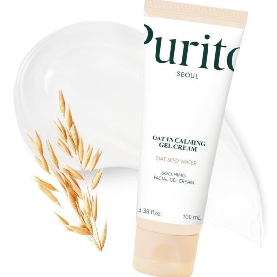 PURITO Oat-in Calming Gel Cream 100 ml / 3.38 fl. oz. vegan, facial cream, moisture cream for face, natural ingredients