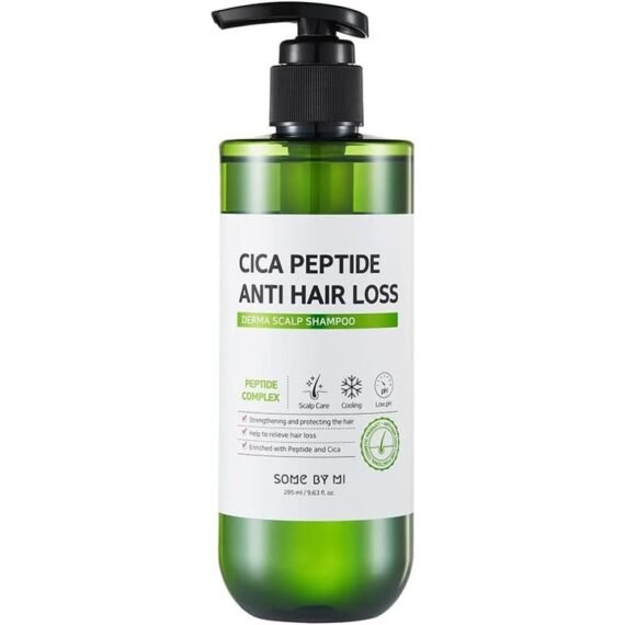 Cica Peptide Anti-Hairloss Shampoo - For Strengthening And Protecting The Hair - Help To Relieve Hair Loss - Enriched With Peptide And Cica - 285Ml