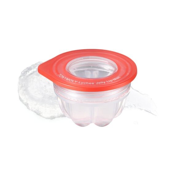TONYMOLY Jelly Lip Melt â€“ Lychee Lip Balm Treatment, Moisturizing & Hydrating Jelly Formula, Nourishing Lip Care with Vitamin C, Non-Sticky Gloss Finish, 0.31 oz