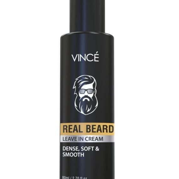 Beard Cream – Smooths Frizzy Beard, Soothes Itch, and Adds Shine with a Nourishing Blend of Natural Oils – Moisturizes and Promotes a Thicker, Fuller, Softer, and Healthier Beard – 80ml