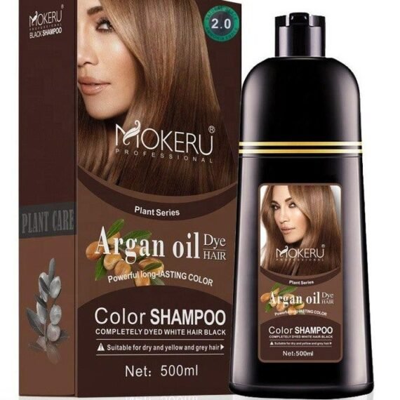 Argan Oil Hair Color Shampoo (Natural Black 2.0) 500 ML
