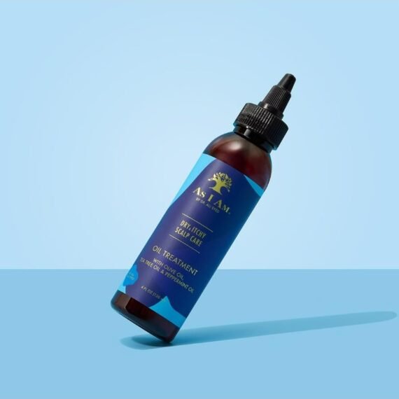 Dry And Itchy Scalp Care Oil Treatment With Olive Oil Tea Tree Oil And Peppermint Oil 120 ML