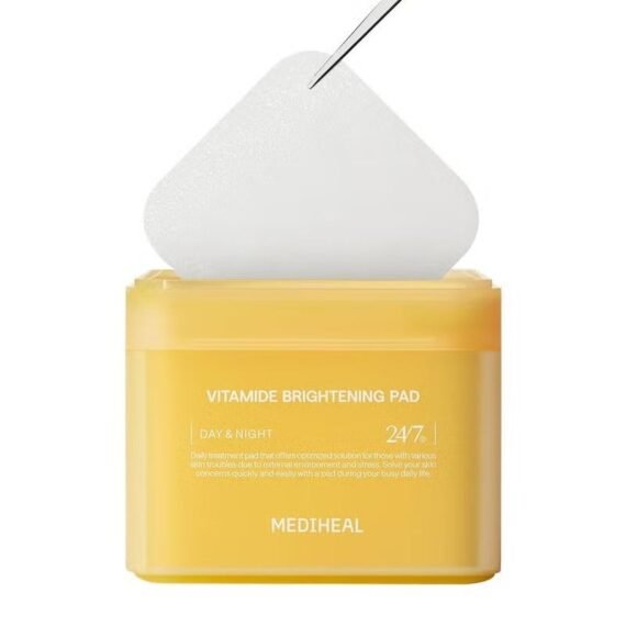 Vitamide Brightening Pad - Vegan Face Hypoallergenic Pads with Niacinamide, Sea Buckthorn - Radiance Boosting Pads for Clear, Illuminating Skin 100 Pads