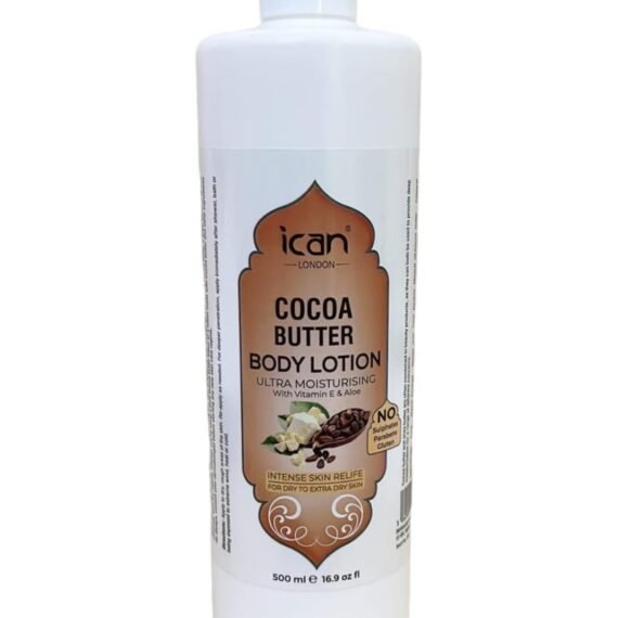 Natural Cocoa Butter Ultra Moisturising Body Lotion With Vitamin E And Aloe Extract 500ml