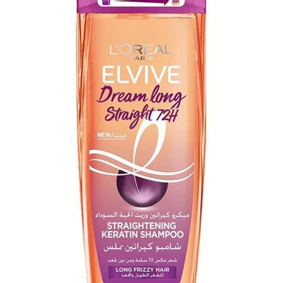 Elvive Dream Long Straightening Keratin Shampoo 400ml, Packaging Might Vary 400.0ml