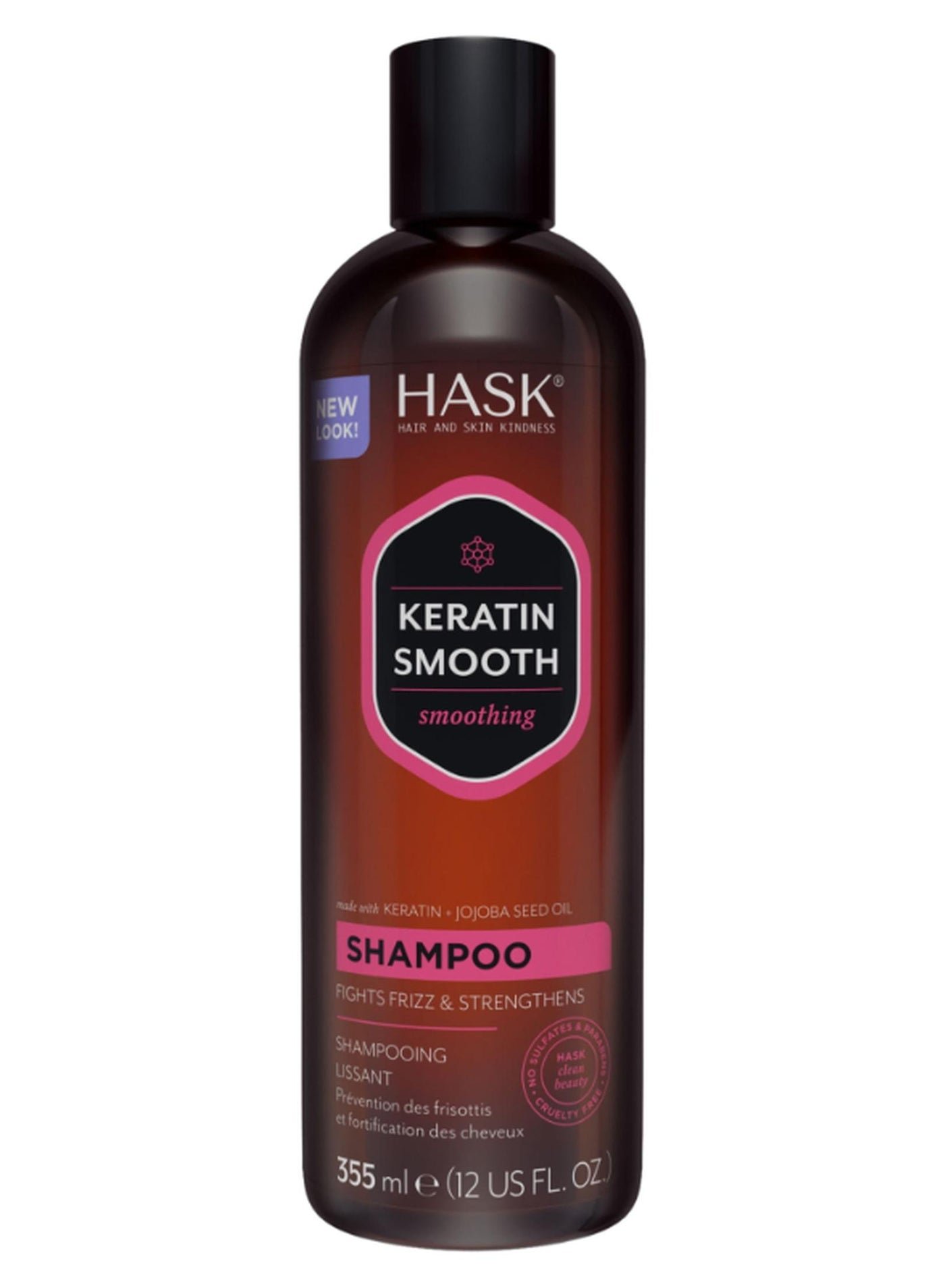 Keratin Protein Smoothing Shampoo for Frizzy, Unruly Hair - Softens, Renews & Revitalizes with Incredible Shine 355ml