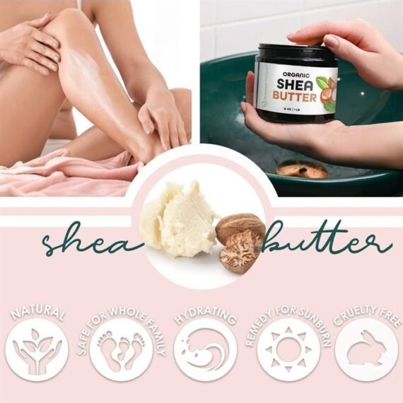 Pure Shea Butter Raw Organic for Skin Pure Virgin Unrefined Body Butter Stretch Mark Raw Shea Butter Organic Skin Care Scar Cream Organic Shea Butter Raw Unrefined Raw Shea Butter Lotion Shae Butter