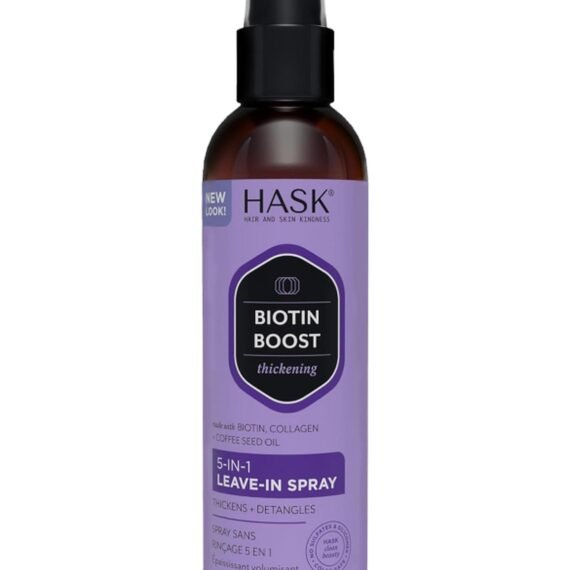 Biotin Boost 5-in-1 Leave-In Spray for Fine Hair - Thickens, Conditions, Detangles, Adds Shine & Provides Thermal Protection 175ml