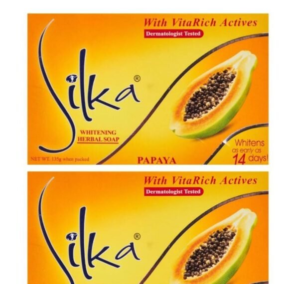 Papaya Skin Whitening Herbal Soap 135g 2pcs