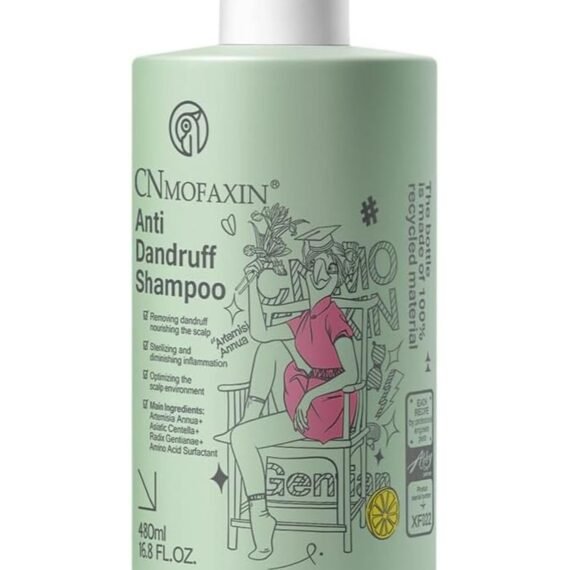 Anti Dandruff Shampoo for Men & Women (480ml) - Scalp Deep Cleansing Formula for Itchy Scalp Relief, Flake Control & Excess Sebum Care - Daily Use Shampoo for All Hair Types - Gentle & Natural Ingredients