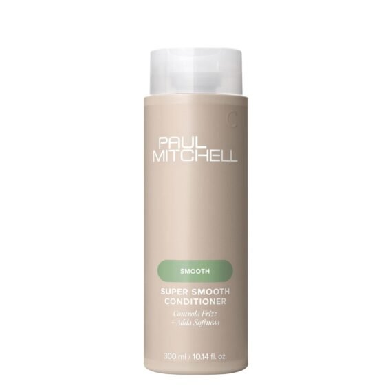 Paul Mitchell Super Smooth Conditioner, Controls Frizz, Adds Softness, For Frizzy Hair, 10 fl oz
