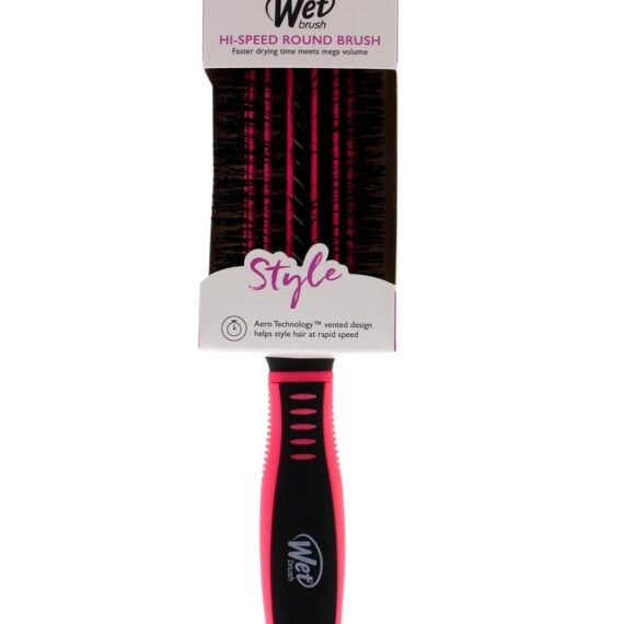 Wet Brush Hi-Speed Round Style Brush Medium - Pink By For Unisex - 1 Pc Hair Brush