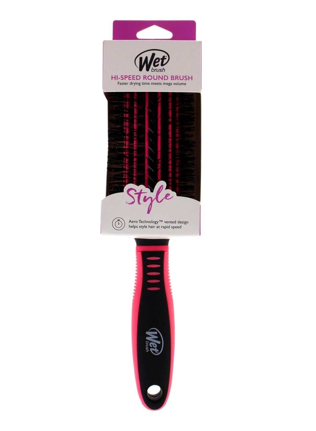 Wet Brush Hi-Speed Round Style Brush Medium - Pink By For Unisex - 1 Pc Hair Brush